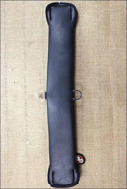 34 Inch Weaver Leather Horse Size Black Neoprene Sleeve Straight Cinch Girth