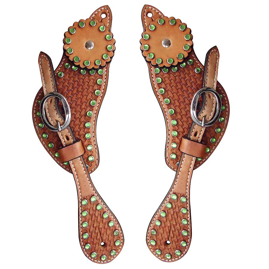 Hilason Western Style Men & Womens Spur Straps for Horse Riding, Barrel Racing,Show,and Rodeo