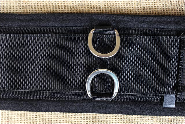 32 In. Weaver Black Felt Lined Straight Horse Cinch Roll Snug Buckle