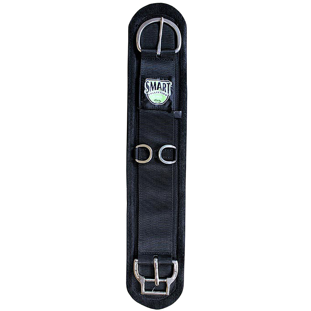 32 In. Weaver Black Felt Lined Straight Horse Cinch Roll Snug Buckle