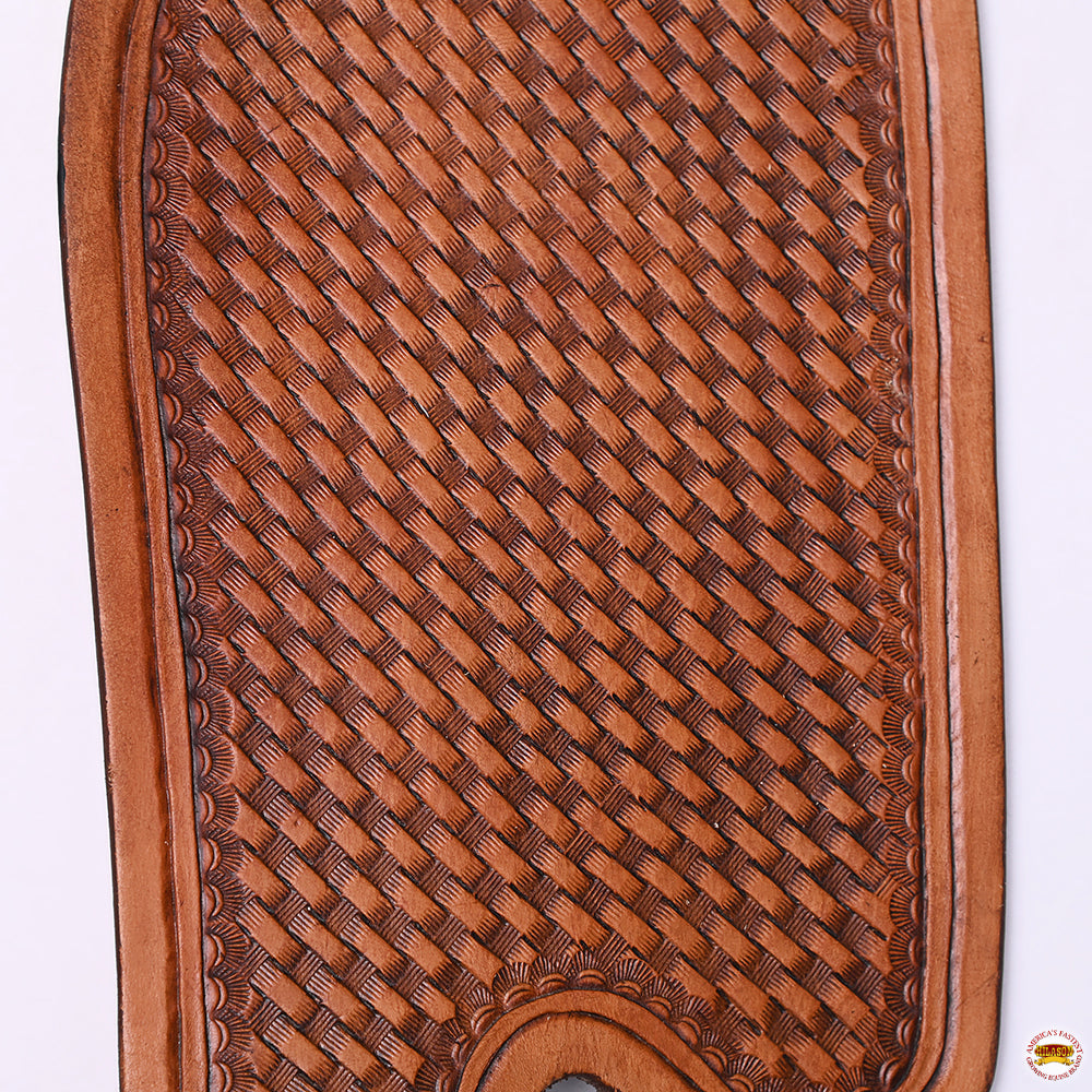 Hilason Hand Tool Leather Saddle Replacement Fender Pair Hobble Strap