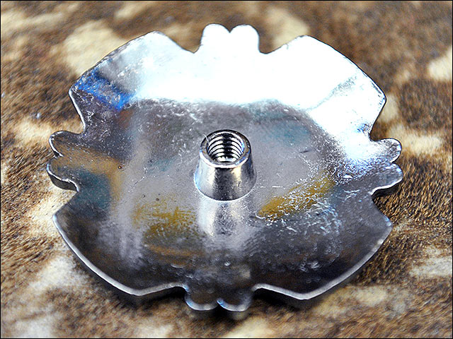 HILASON Western Screw Back Concho Nickel Finish Barrel Racer Saddle Cowgirl | Belt Slotted Conchos