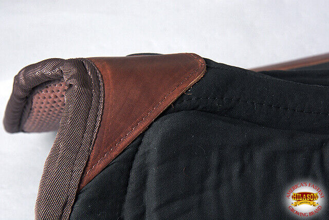 HILASON Made In USA 32X32 Heavy Duty Anti Slip Felt Horse Saddle Pad