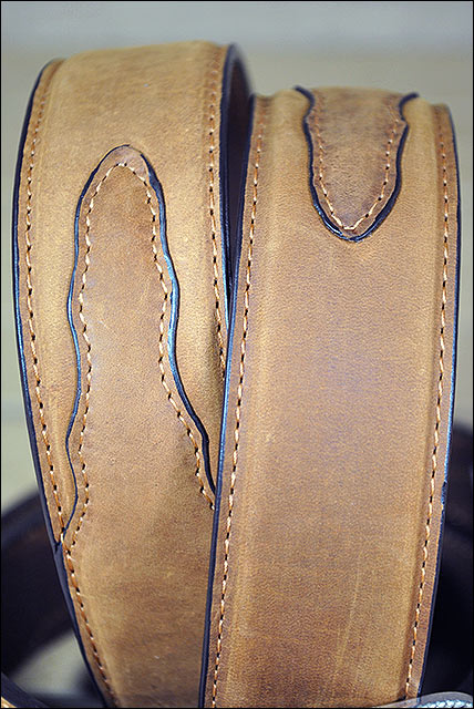 3D Brown Men'S Basic Leather Belt Removable Buckle