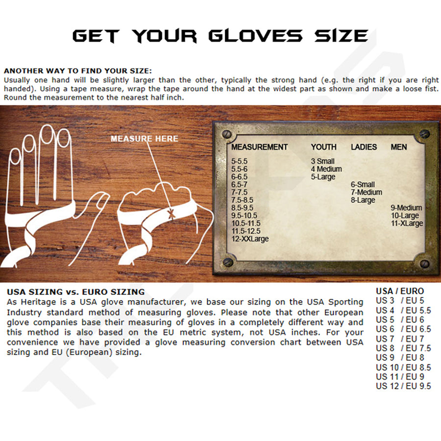 Heritage Utility Work Riding Gloves Horse Equestrian Pack Of 3 Pairs
