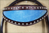 Hilason Western Horse Headstall Bridle American Leather Chocolate Brown