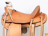 Western Horse Wade Saddle American Leather Ranch Roping Tan Kote