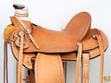 Western Horse Wade Saddle American Leather Ranch Roping Tan Kote
