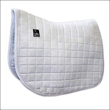White Professional Choice Steffen Peters Dressage Show Saddle Cotton Pad Horse