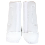 Medium White Classic Equine Western Horse Tack Pro Tech Hind Boots