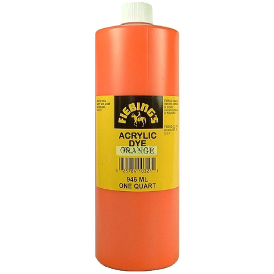 Orange acrylic dye, one quart bottle - Uhorse