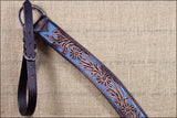 Hilason Western Horse Breast Collar Headstall American Leather Brown Turquoise