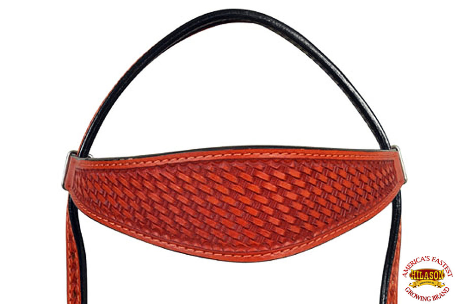HILASON Western Horse Headstall Breast Collar Set Tack Genuine American Leather | For Horses Headstalls
