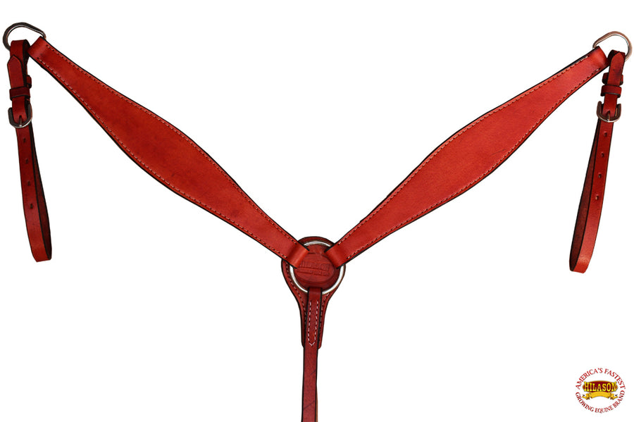 HILASON Western Horse Headstall Breast Collar Set Tack Genuine American Leather | For Horses Headstalls