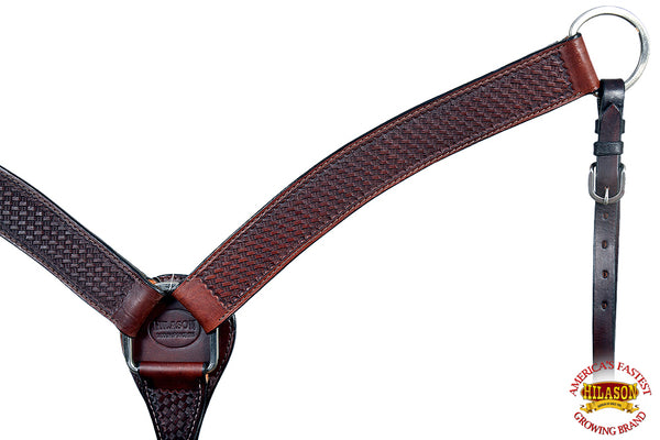 Black Leather DS Breast Collar - Ranch Hand Store