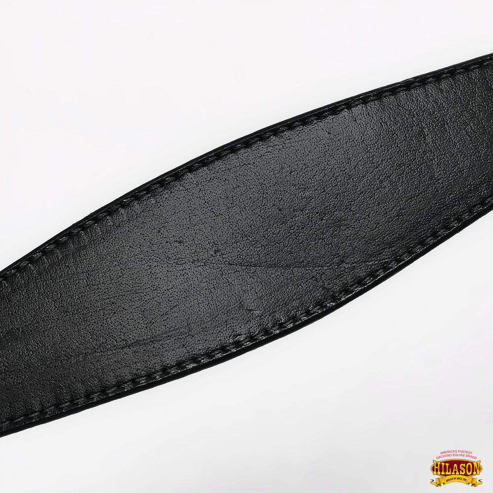 HILASON Western Horse Headstall Breast Collar Set Tack Genuine American Leather Plain Black