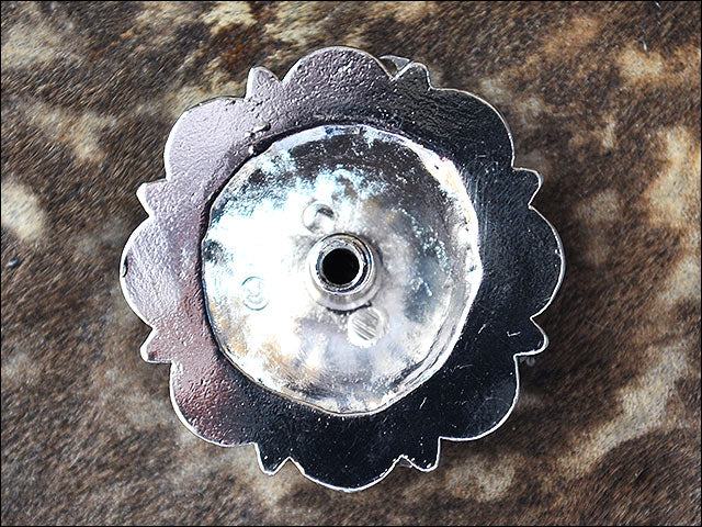 HILASON Western Screw Back Concho Amethyst Crystal Saddle color | Bridle Conchos Slotted Bling