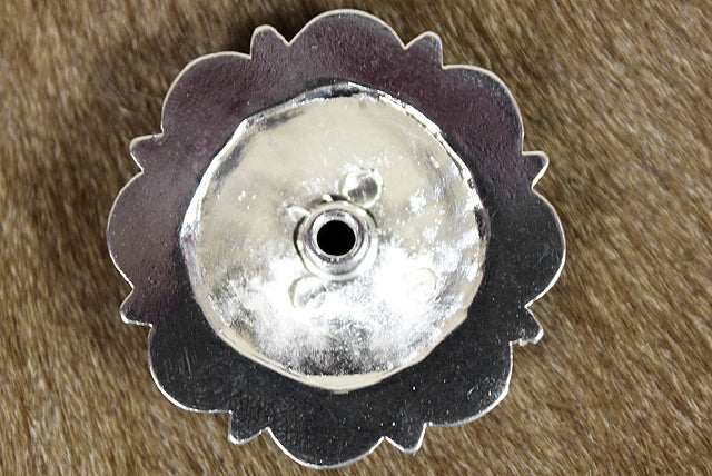 HILASON Western Screw Back Concho Capri Blue Ab Crystal Saddle and Color | Slotted Conchos