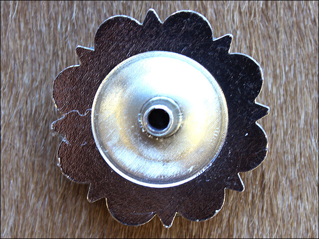 Hilason Green Crystal 1-1/4In Berry Concho Rhinestone Saddle Tack Cowgirl