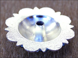 1.25 Inch Amythyst Montana Crystals Berry Silver Bling Saddle Cowgirl