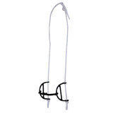 BS Skirting Gag Bit, 5-1/4" Sweet Iron Snaffle Mouth Black PP Cord Headstall