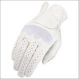 11 Size Heritage Spectrum Show Horse Stretchable Riding Gloves White
