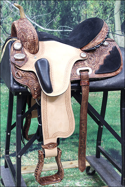 Hilason Flex Tree Western Horse Saddle American Leather Trail Barrel Racing By