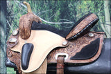 Hilason Flex Tree Western Horse Saddle American Leather Trail Barrel Racing By
