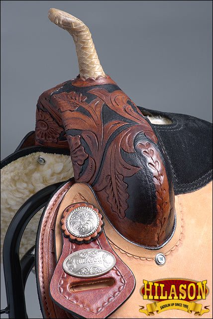 Flex Tree Western Horse Saddle American Leather Trail Barrel By Hilason