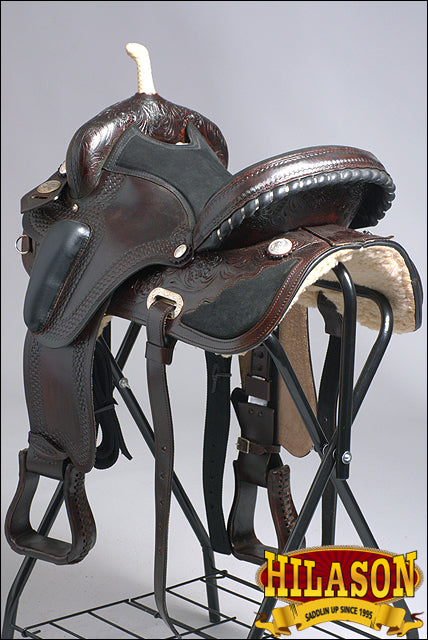 Flex Tree Western Horse Saddle American Leather Trail Barrel Racing By Hilason