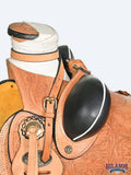 Hilason Western Horse Wade Saddle American Leather Ranch Roping Tan