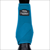 Small Weaver Prodigy Neoprene Horse Front Athletic Boots Pair Turquoise