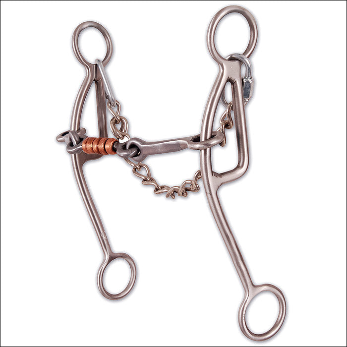 7 1/2" Classic Equine Horse Shank Dogbone Snaffle Mouth Bit