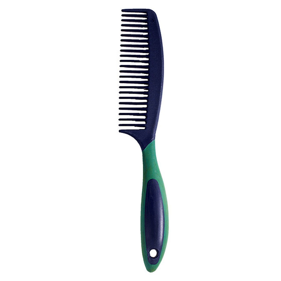Horze Western Horse and Animal Pets Soft Comfortable Grip Mane Comb Dark Blue - Uhorse
