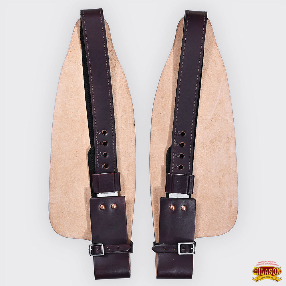 Hilason Hand Tool Leather Saddle Replacement Fender Pair Hobble Strap