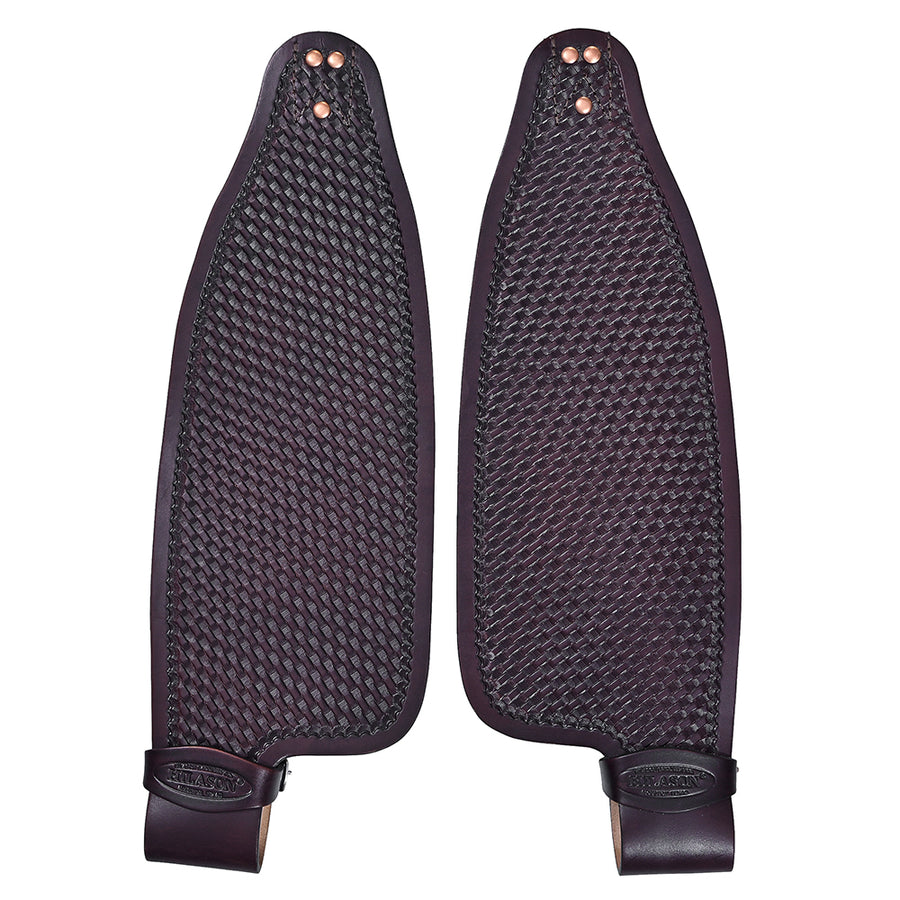 Hilason Leather Saddle Replacement Fender Pair With Hobble Strap Adult - Uhorse