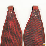 Hilason Hand Tool Leather Saddle Replacement Fender Pair Hobble Strap