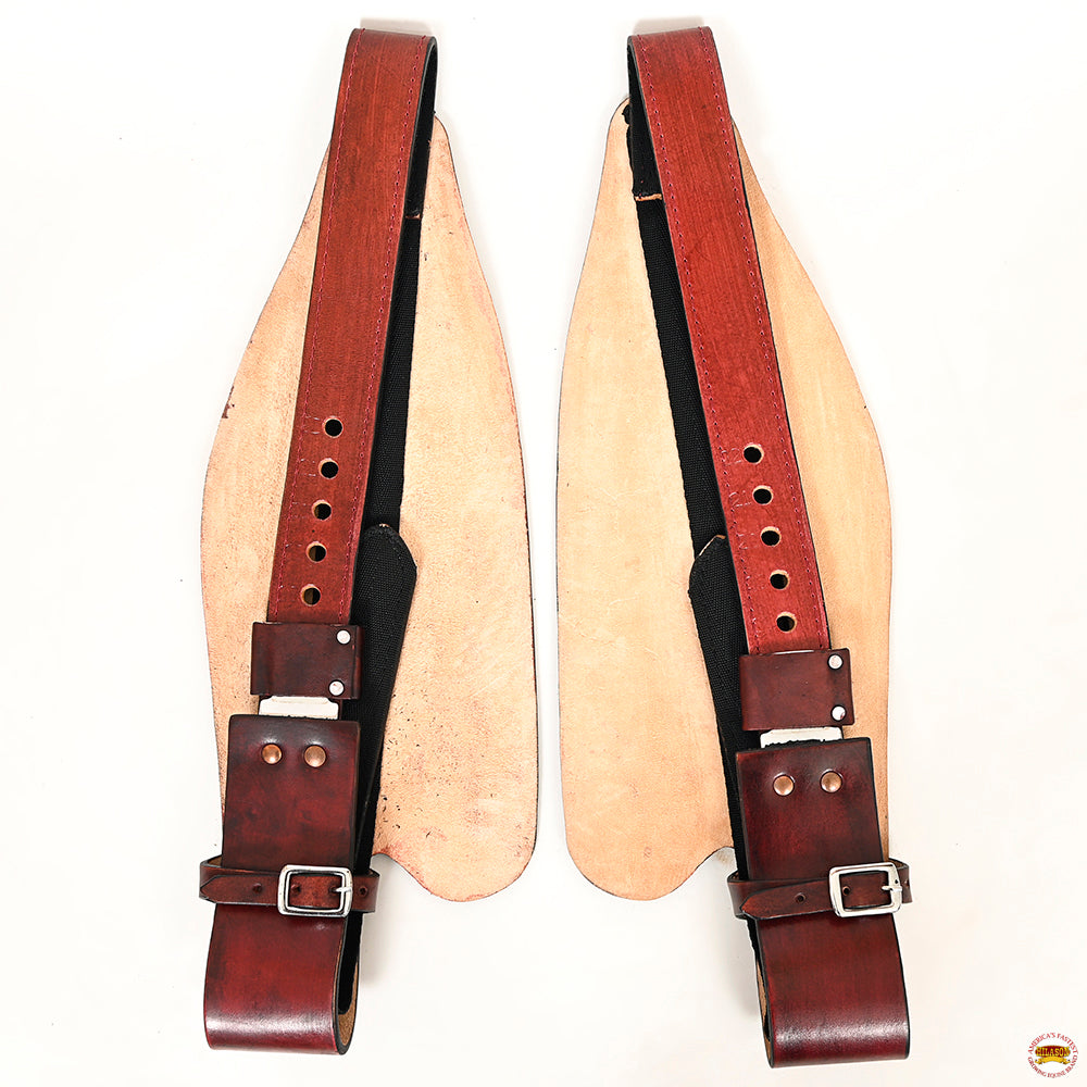 Hilason Hand Tool Leather Saddle Replacement Fender Pair Hobble Strap