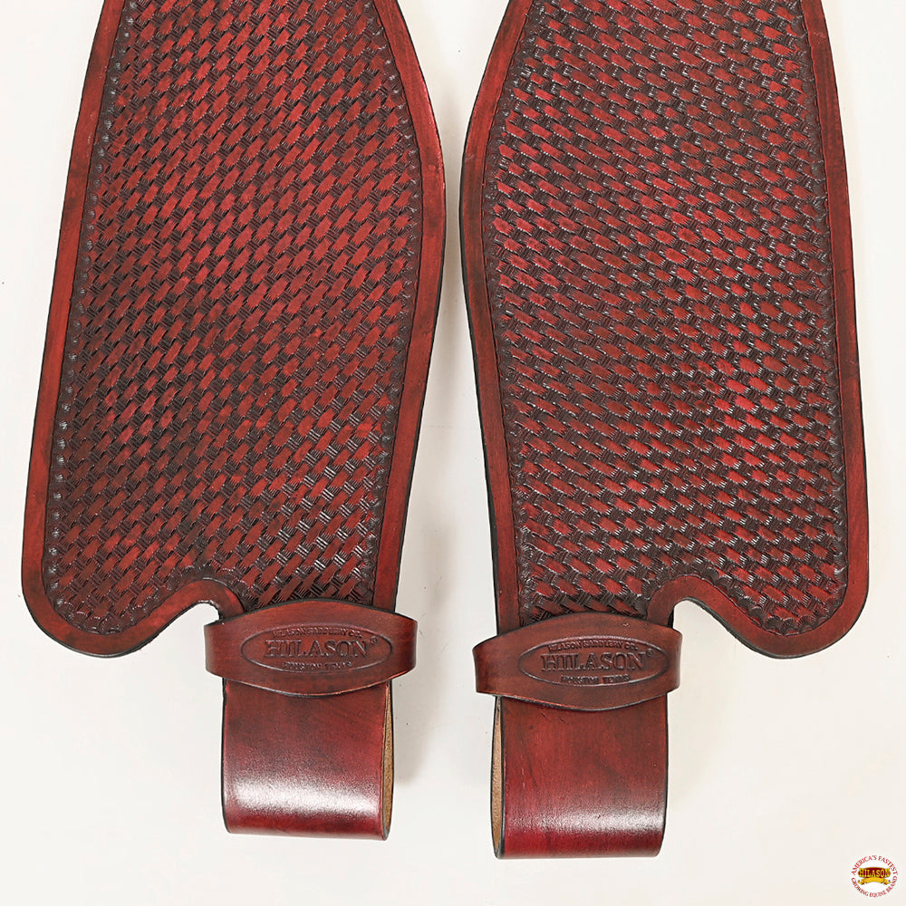 Hilason Hand Tool Leather Saddle Replacement Fender Pair Hobble Strap