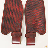 Hilason Hand Tool Leather Saddle Replacement Fender Pair Hobble Strap