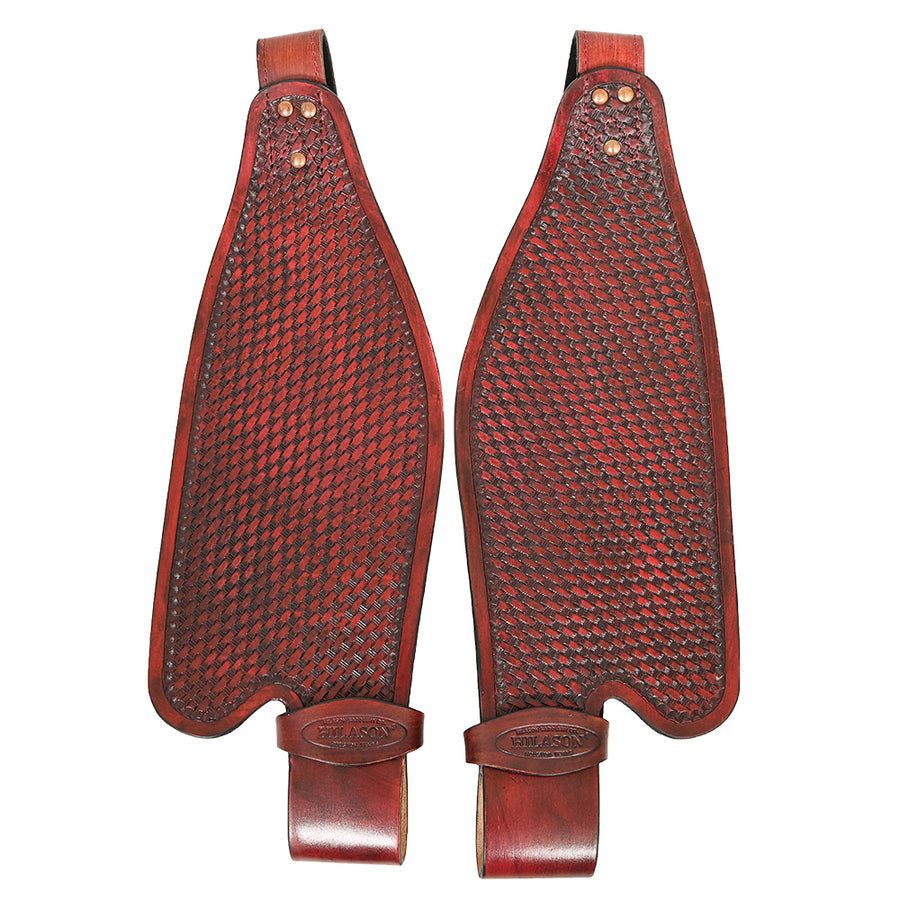 Hilason Leather Saddle Replacement Fender Pair With Hobble Strap Adult - Uhorse