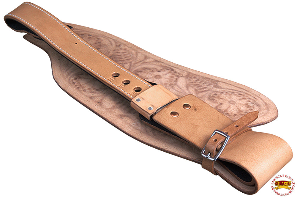 Hilason Leather Saddle Replacement Fender Pair With Hobble Strap Adult