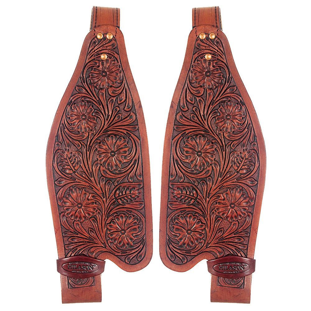 Hilason Leather Saddle Replacement Fender Pair With Hobble Strap Adult