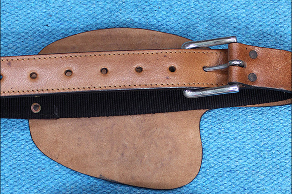 HILASON Youth Saddle Fenders Short Replacement Stirrup Fender Floral Tooling