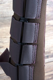 Medium Hilason Western Horse Tack 4 In 1 Horse Leg Combo Boots Brown