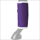 5.5"X 9' Tough 1 Tack Horse Leg Longer Wear Standing Wraps 4 Pack Purple