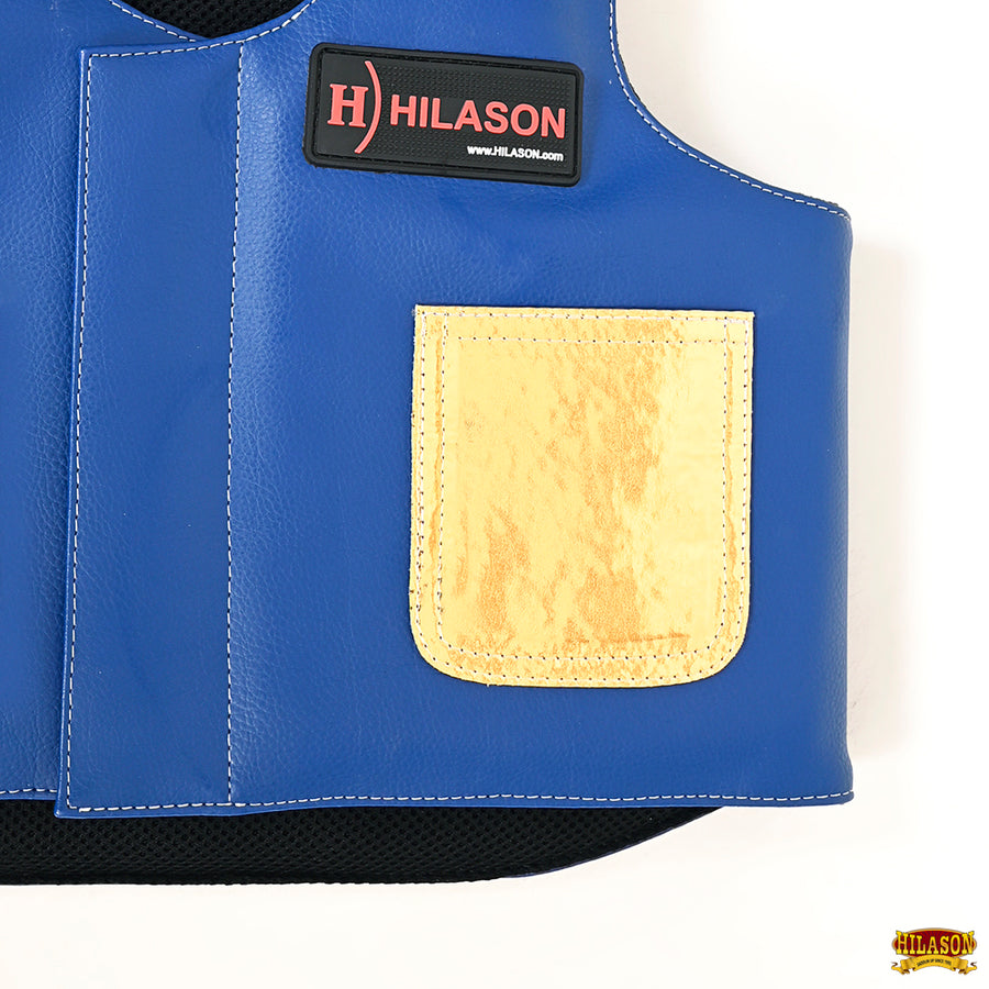 Hilason Kids Junior Youth Bull Riding Pro Rodeo Leather Protective Vest
