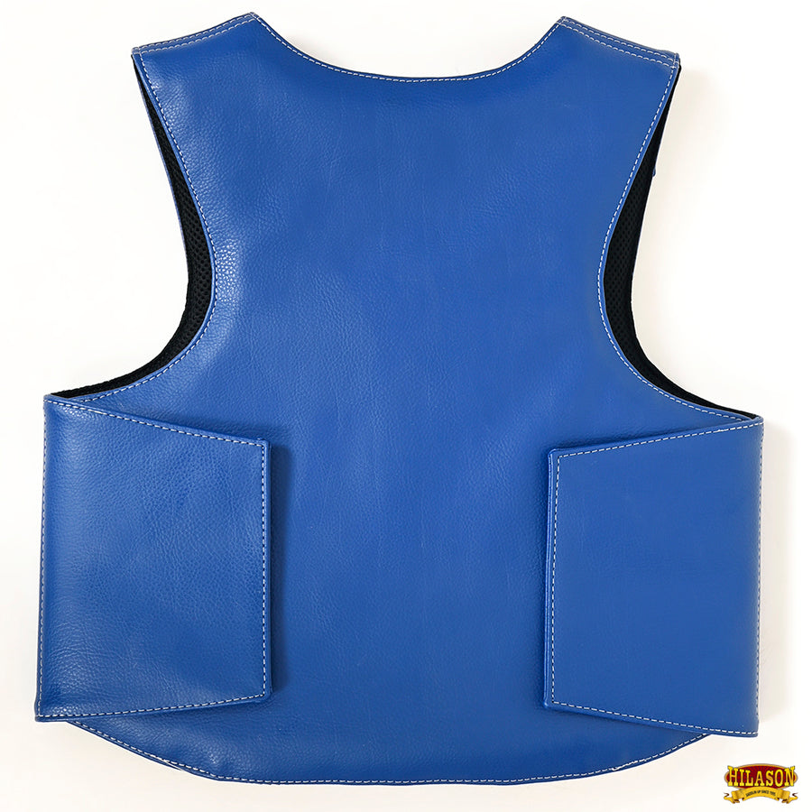 Hilason Kids Junior Youth Bull Riding Pro Rodeo Leather Protective Vest
