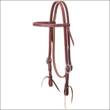 5/8" Weaver Working Economy Browband Horse Leather Headstall Stainless Steel