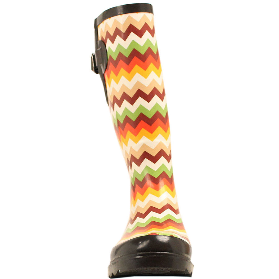 M&F Western Blazin Rox Leanne Ladies Rain Boot Waterproof Chevron Zigzag Pattern